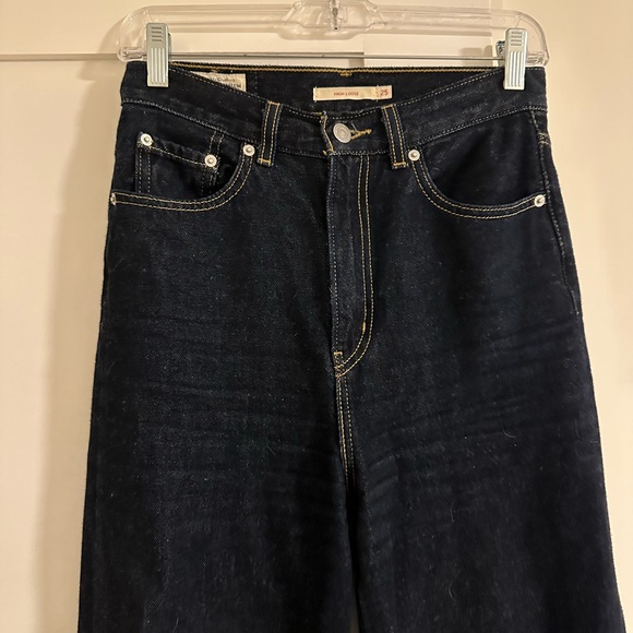 Levi’s High Loose Ribcage dark wash bootcut jeans W25 L31 - Picture 12 of 12